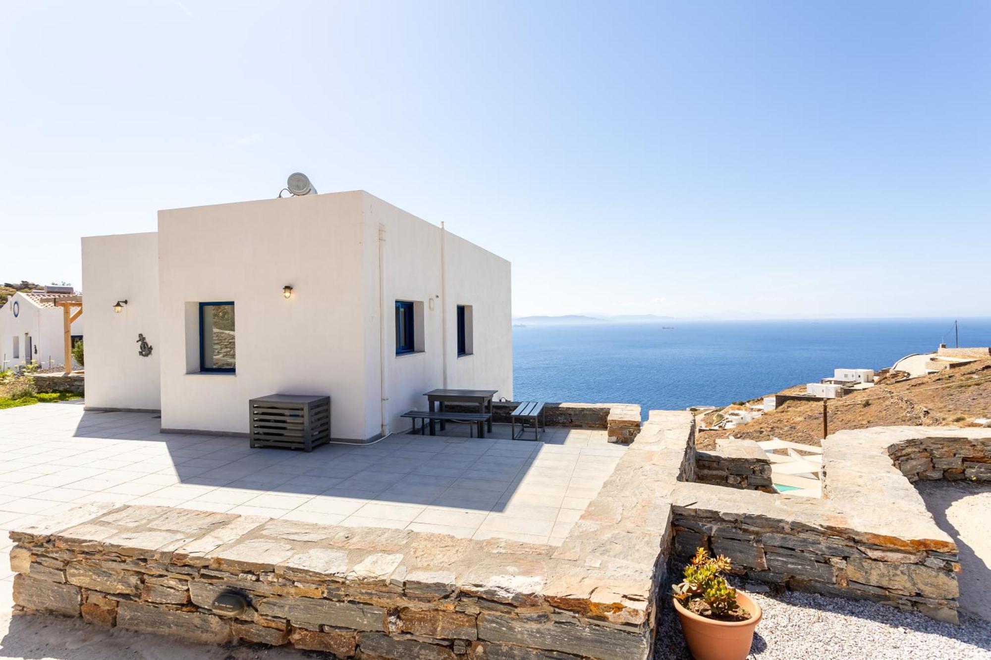 Live In Blue - Kea'S Myriad Shades Korissia  Exterior foto